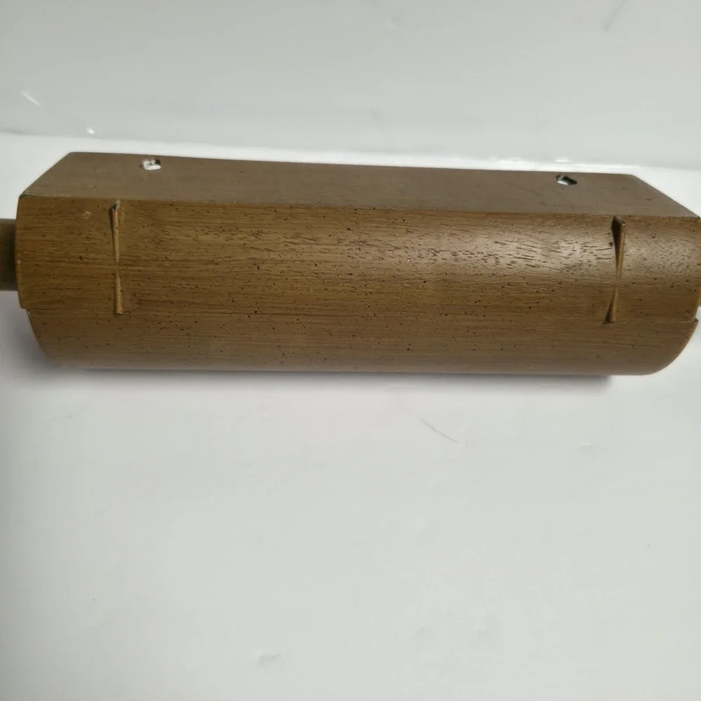 Vintage 1985 HOMCO Rolling Pin Wall Pocket Planter Kitchen Decor Faux Wood